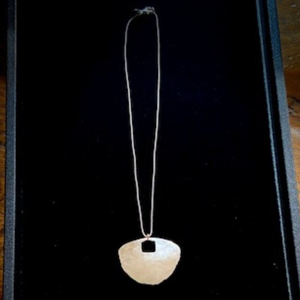 Silpada "Big Dreamer"  Sterling Silver Hammered Necklace N2727